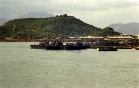 PTF's at "Lower Base" pier, Danang, Vietnam